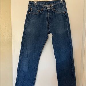 Levi's Men's Straight Jeans in Deep Blue